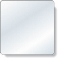.040 Shatterproof Copolyester Plastic Mirror / with magnetic back (4" x 4")